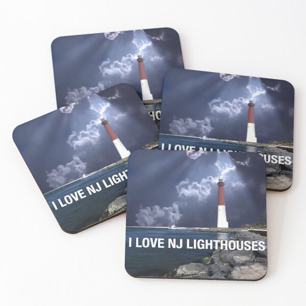 Item preview, I LOVE NJ LIGHTHOUSES designed and sold by SKIP WILLITS FINE ART.