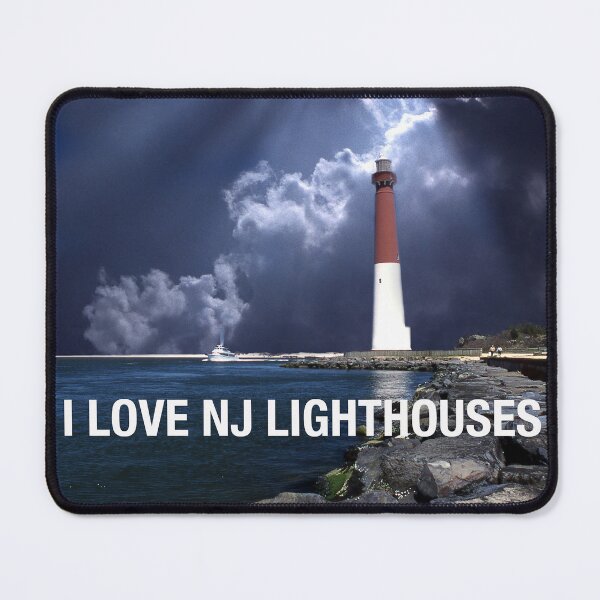 Item preview, I LOVE NJ LIGHTHOUSES designed and sold by SKIP WILLITS FINE ART.