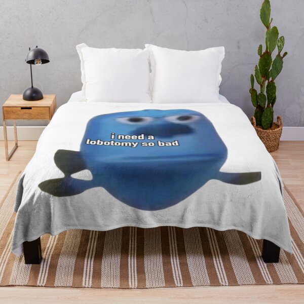 Item preview, Burnout Mental Health Meme | Brain Fog Lobotomy Fish designed and sold by theintentionalteacher.