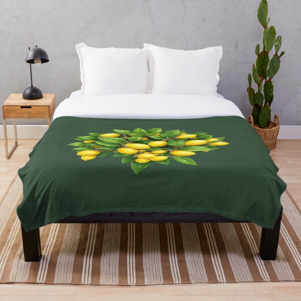 Aperçu de l'œuvre Citrons jaunes frais sur des branches vertes créée et vendue par NatureFloralArts.