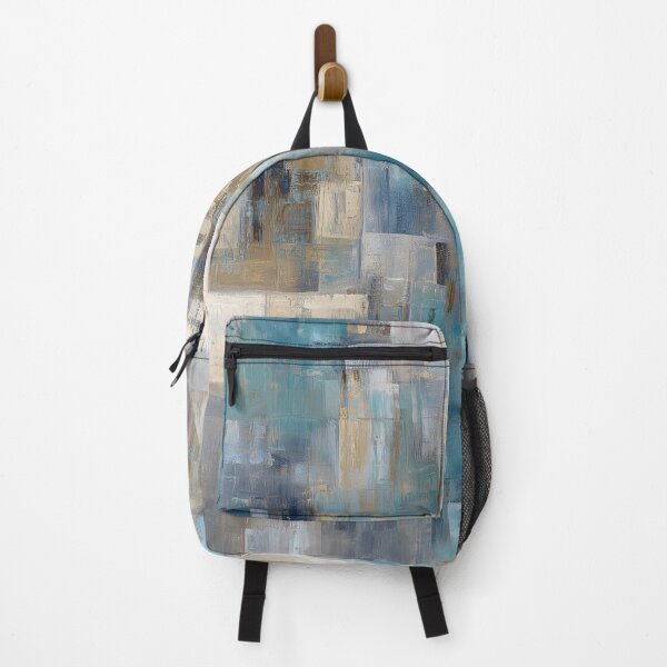Item preview, Abstract Blue and Brown Composition designed and sold by lautir.