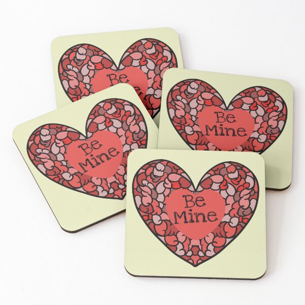 Item preview, Be Mine Intricate Heart Mosaic designed and sold by shopdiego.