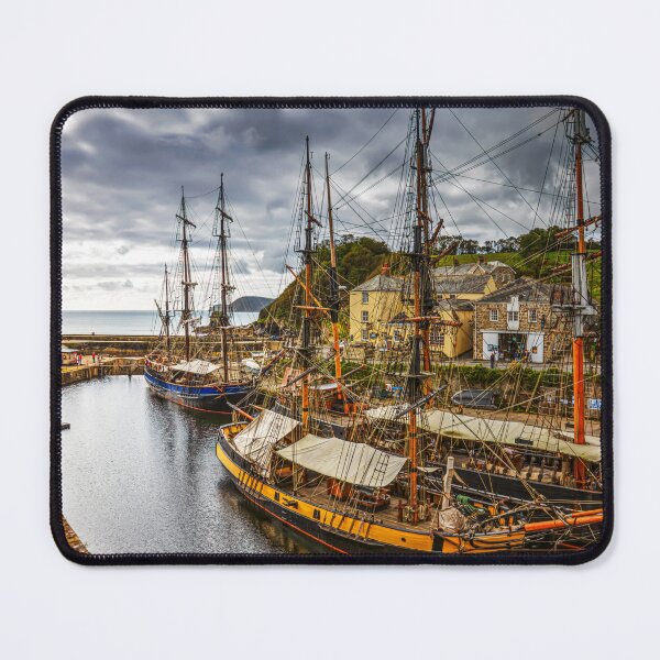 Item preview, Charlestown Harbour with Historic Tall Ships, Cornwall, England designed and sold by Paul Thompson Photography.