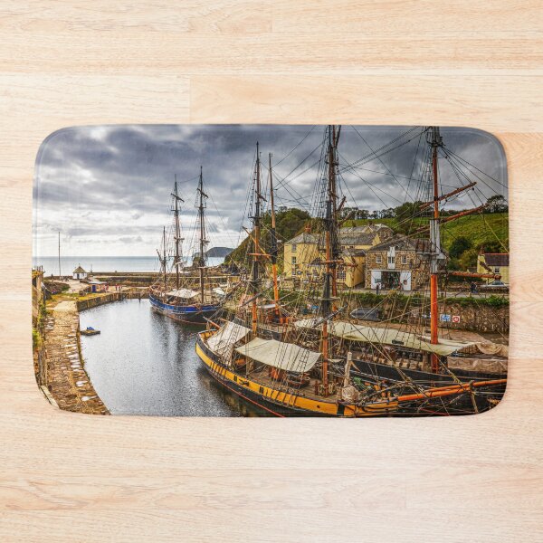 Item preview, Charlestown Harbour with Historic Tall Ships, Cornwall, England designed and sold by Paul Thompson Photography.