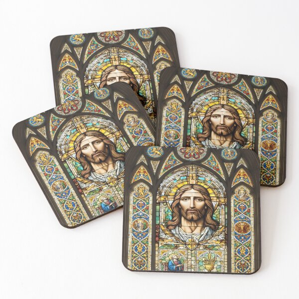 Item preview, Stained Glass Window of Jesus Christ designed and sold by 7She.