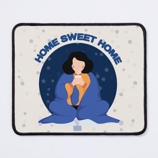 Item preview, Home Sweet Home – Cozy Winter Illustration designed and sold by CozyPrint-CP.