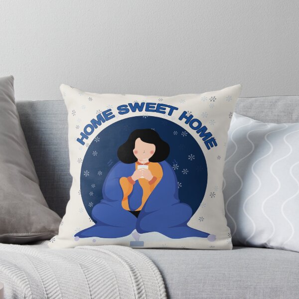 Item preview, Home Sweet Home – Cozy Winter Illustration designed and sold by CozyPrint-CP.