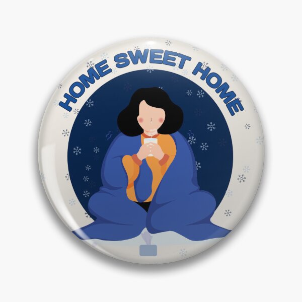 Item preview, Home Sweet Home – Cozy Winter Illustration designed and sold by CozyPrint-CP.