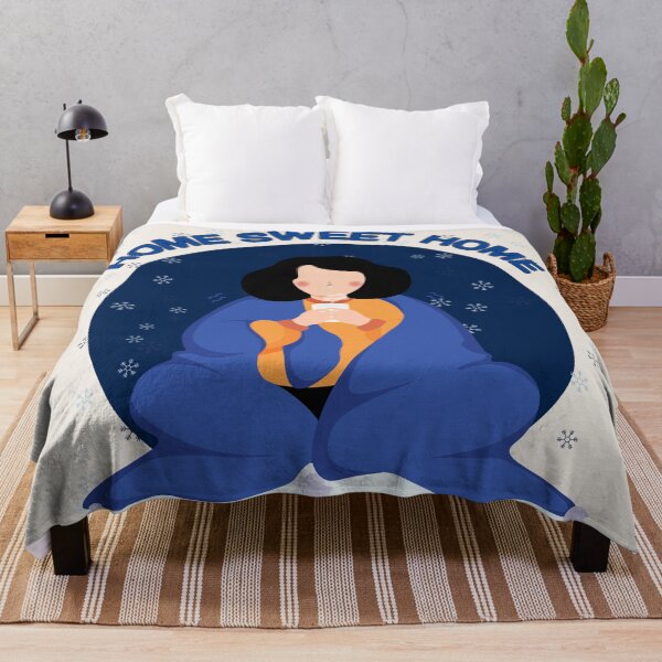 Item preview, Home Sweet Home – Cozy Winter Illustration designed and sold by CozyPrint-CP.