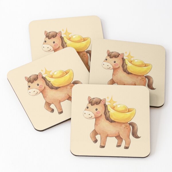 Item preview, Lucky Horse Gold Ingot designed and sold by RosalinesEyes.