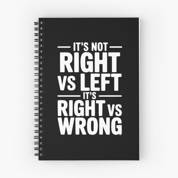 Item preview, It's Not Right vs Left, It's Right vs Wrong designed and sold by Frank Ring.