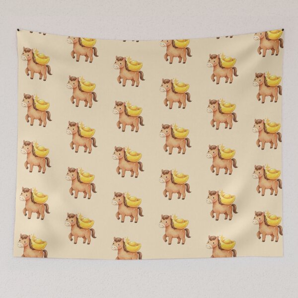 Item preview, Lucky Horse Gold Ingot designed and sold by RosalinesEyes.