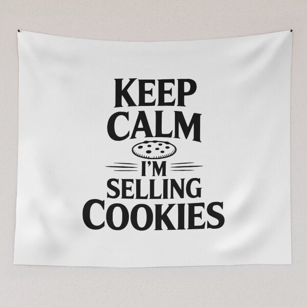 Item preview, Keep Calm I'm Selling Cookies designed and sold by Frank Ring.