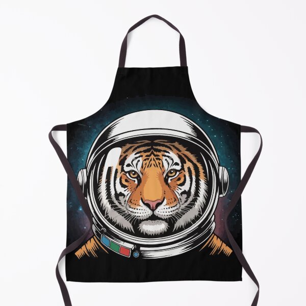 Item preview, Astronaut Tiger Space Illustration – Cosmic Wild Animal Art designed and sold by popcorntot.