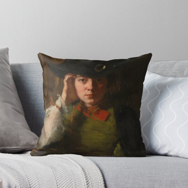 Item preview, Antique German Portrait Painting: Victorian Dark Moody Wall Art designed and sold by SavageVision.