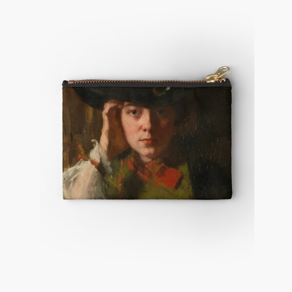 Item preview, Antique German Portrait Painting: Victorian Dark Moody Wall Art designed and sold by SavageVision.