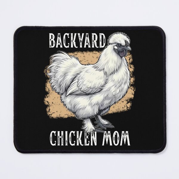Item preview, Backyard Chicken Mom White Silkie Hen Design Vintage Farmhouse Art designed and sold by MTJ-Mushrooms.