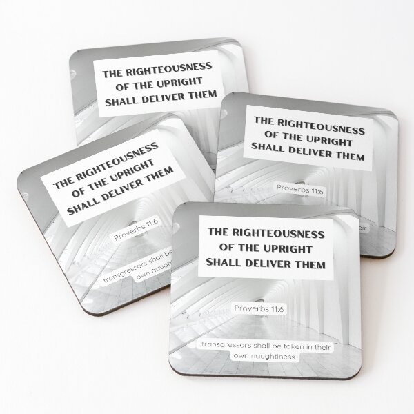 Item preview, Proverbs 11:6 designed and sold by Undonemadenew.