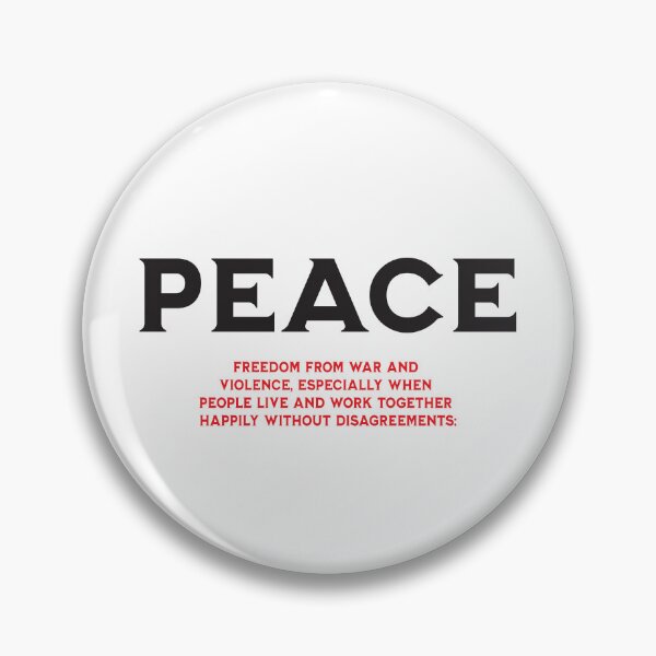 Item preview, Peace Defined – A Quiet Reminder in a Time of Hurt designed and sold by Analog Aura .