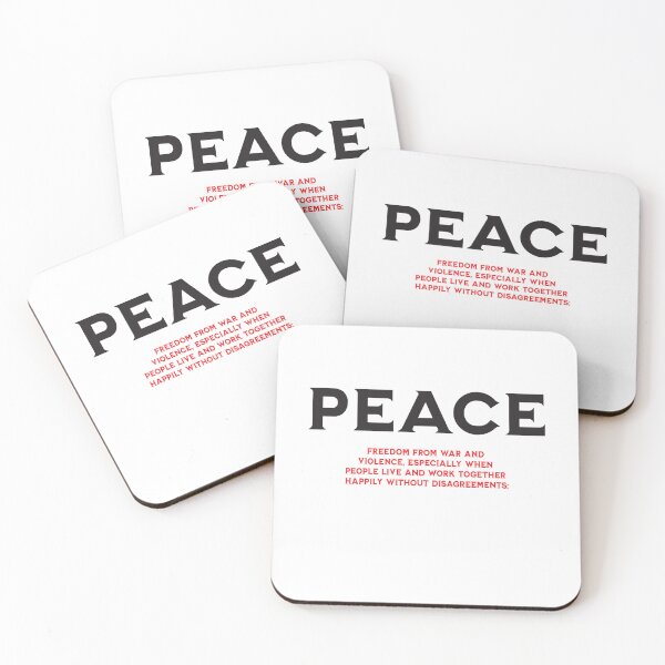 Item preview, Peace Defined – A Quiet Reminder in a Time of Hurt designed and sold by Analog Aura .