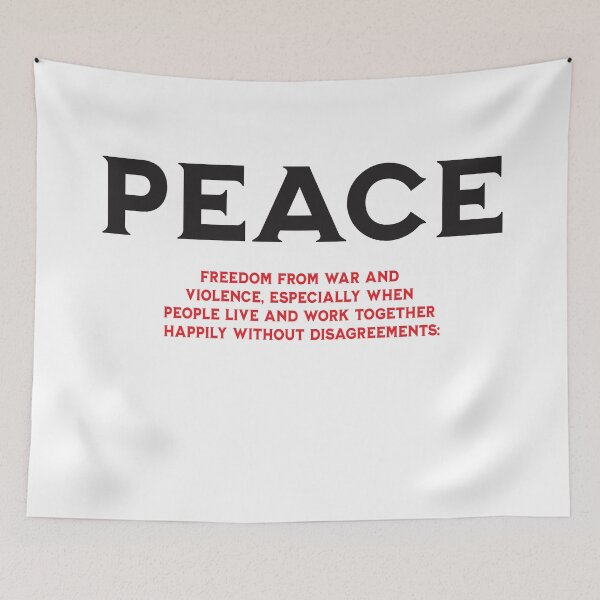 Item preview, Peace Defined – A Quiet Reminder in a Time of Hurt designed and sold by Analog Aura .