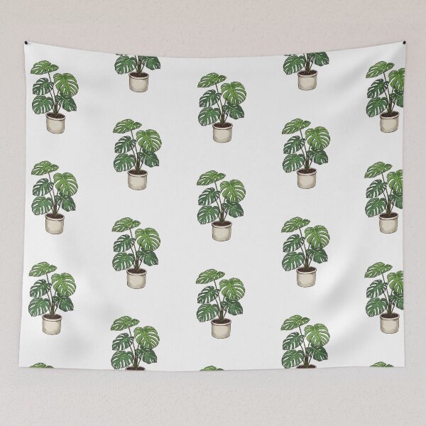 Item preview, Minimal Tropical Monstera Plant Art designed and sold by SOUFIANE1991.