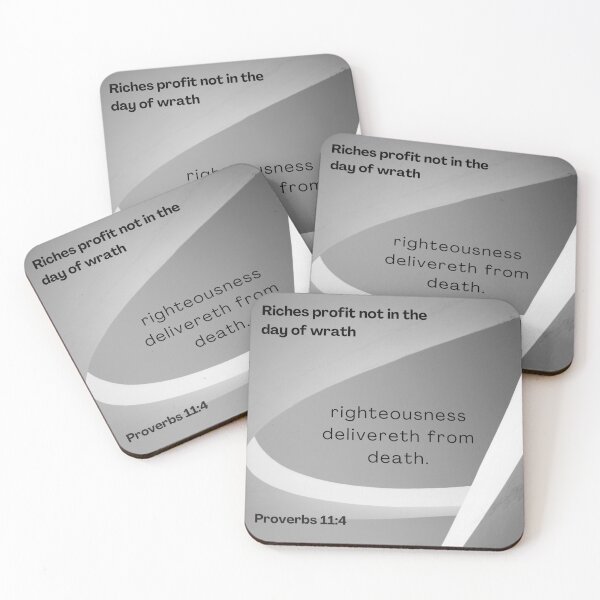 Item preview, Proverbs 11:4b designed and sold by Undonemadenew.