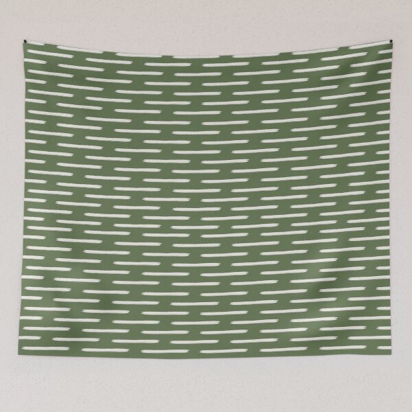 Item preview, Ivory Lines on Reseda Green designed and sold by KSimpson838.