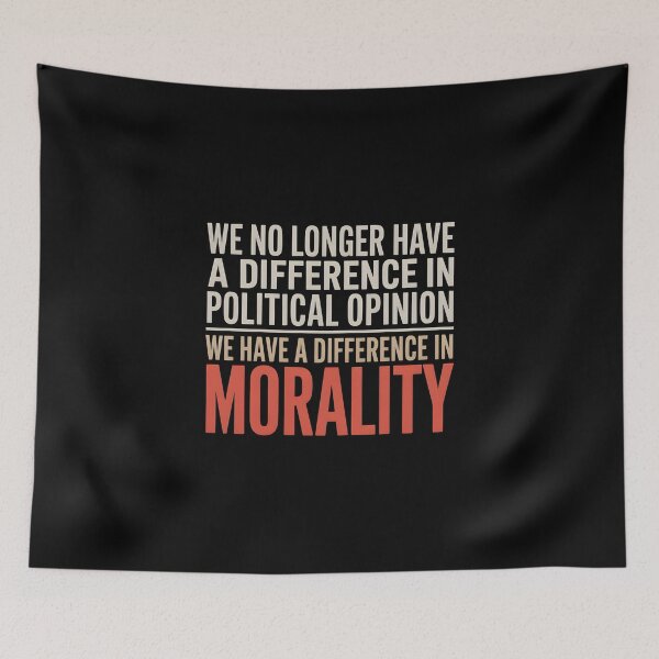Item preview, We No Longer Have A Difference In Political Opinion - A bold design for those who proudly stand by their values and beliefs. designed and sold by ZyziowskyArt.
