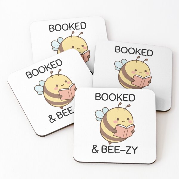 Item preview, Booked and Bee-zy Cute Reading Bookish Kindle  designed and sold by theintentionalteacher.