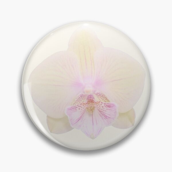 Item preview, yellow pink pastel orchid flower sticker designed and sold by inainart.