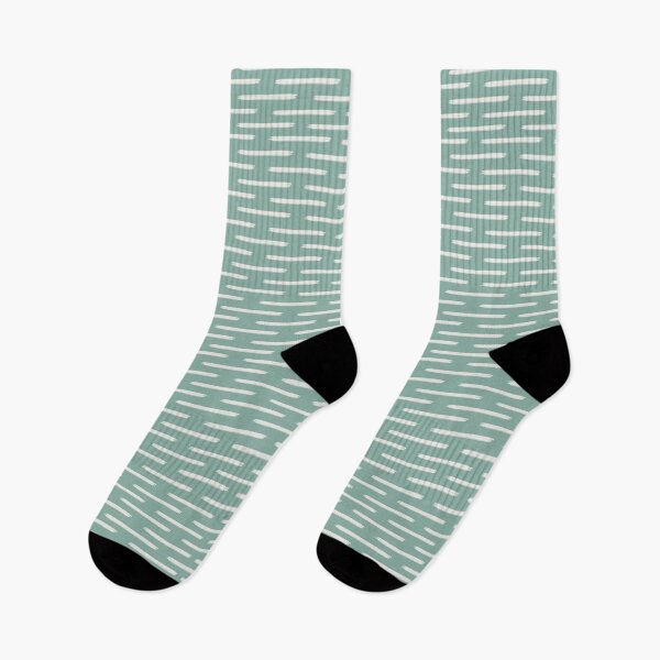 Item preview, Ivory Lines on Light Gray Turquoise designed and sold by KSimpson838.