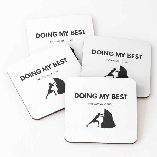 Item preview, Doing my best, one day at a time designed and sold by AnburDesigns.