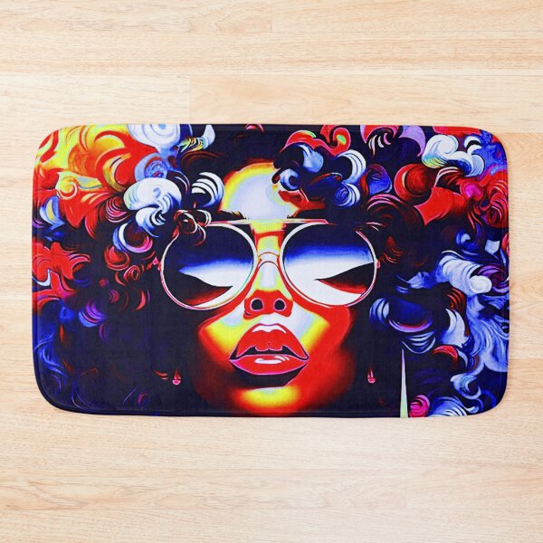 Item preview, BLACK Afro GOGGLES neon designed and sold by NightRaida.