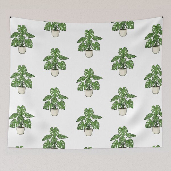 Item preview, Minimal Tropical Monstera Plant Art designed and sold by SOUFIANE1991.
