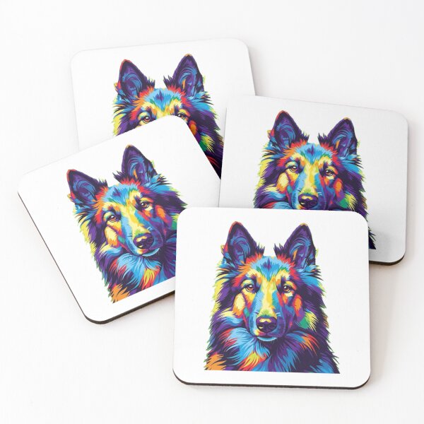 Item preview, Colourfull shepherd dog designed and sold by Tisunigo.
