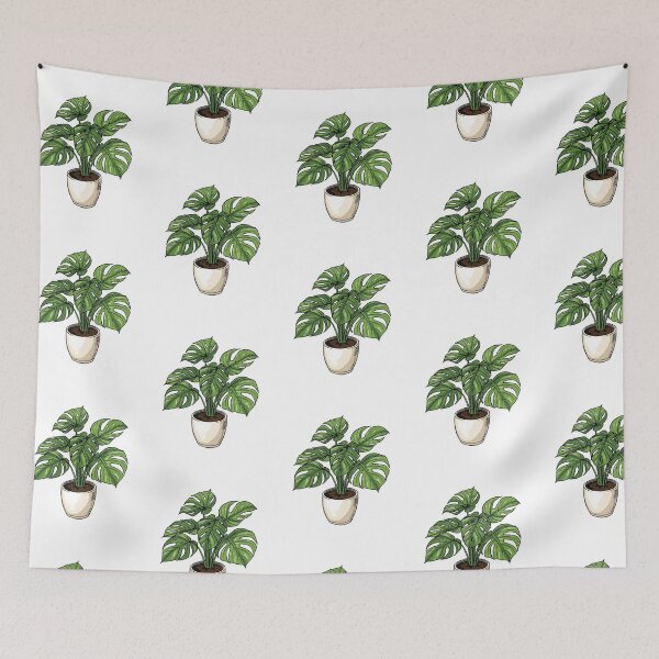Item preview, Minimal Tropical Monstera Plant Art designed and sold by SOUFIANE1991.