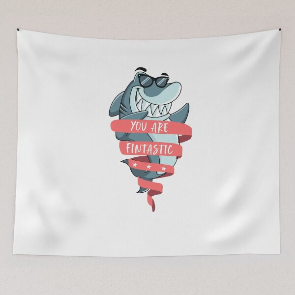 Item preview, You Are Fintastic Funny Shark Pun designed and sold by CreativeStrike.