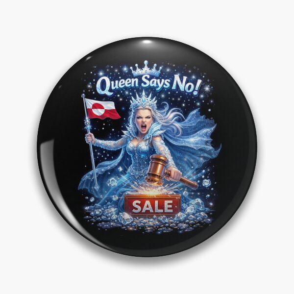 Item preview,  Ice Queen Gavel No Sale Greenland Queen Says No Protest Fantasy Tee designed and sold by JaaCreativeShop.