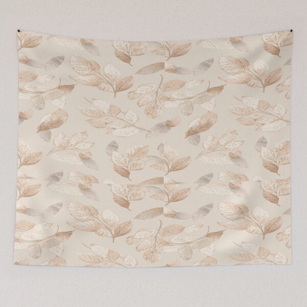 Item preview, Abstract Leaf Imprint Pattern on Pastels designed and sold by mari0n980.