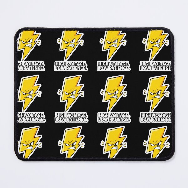 Item preview, High Voltage Low Patience Funny Gifts For Electricians designed and sold by PaulaArtworks.