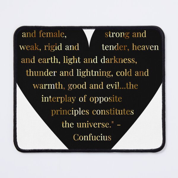 Item preview, Confucius Quote in Heart with Gold Gradient Text designed and sold by TheIconSmith.