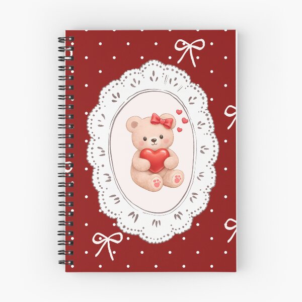 Item preview, Cute Teddy Bear Holding Heart – Sweet Valentine Pastel Illustration designed and sold by ClamberryStudio.