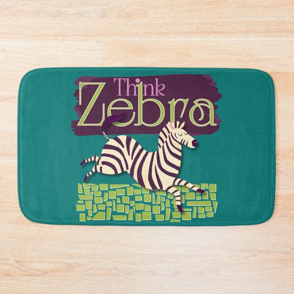 Item preview, EDS Think Zebra Teal designed and sold by pulse_retail.
