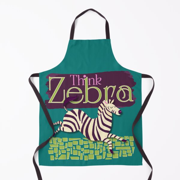 Item preview, EDS Think Zebra Teal designed and sold by pulse_retail.