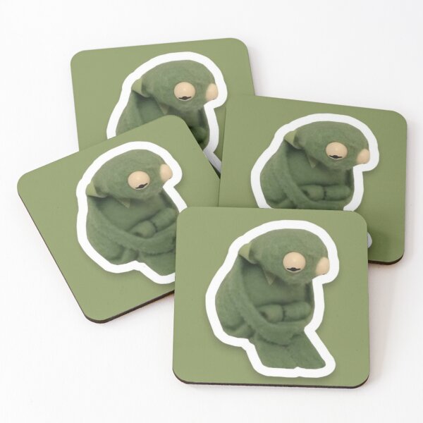 Item preview, Cute Sad Frog Relatable Mood Aesthetic  designed and sold by CourierPrime.