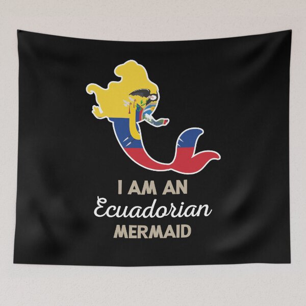 Item preview, Ecuador Ecuadorian Mermaid designed and sold by countryflags.