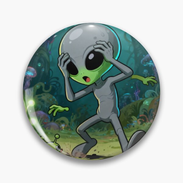 Item preview, Alien in the woods designed and sold by Junior8902.