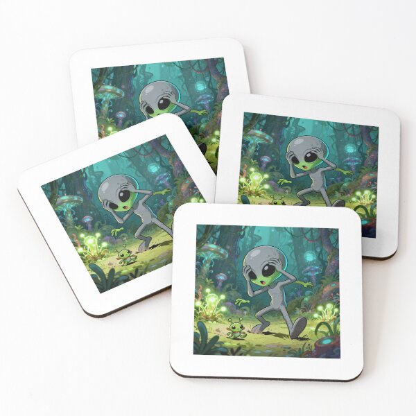 Item preview, Alien in the woods designed and sold by Junior8902.