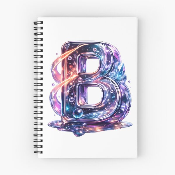 Item preview, 3D Galaxy Letter B Crystal designed and sold by Lilou Art Shop.